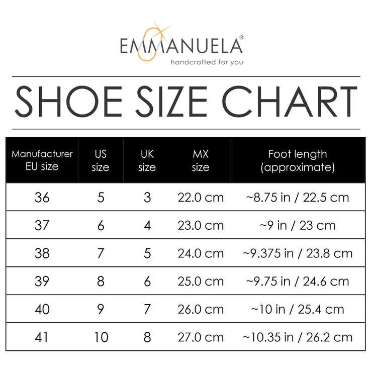 Emmanuela - handcrafted for you® Flache Sandalen mit Klettverschluss & Fußgewölbestütze "Harmonia" aus Schwarze leder