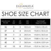 Emmanuela - handcrafted for you® Slingback-Sandalen mit Zehenring with Rhinestones "Lemnos" aus leder
