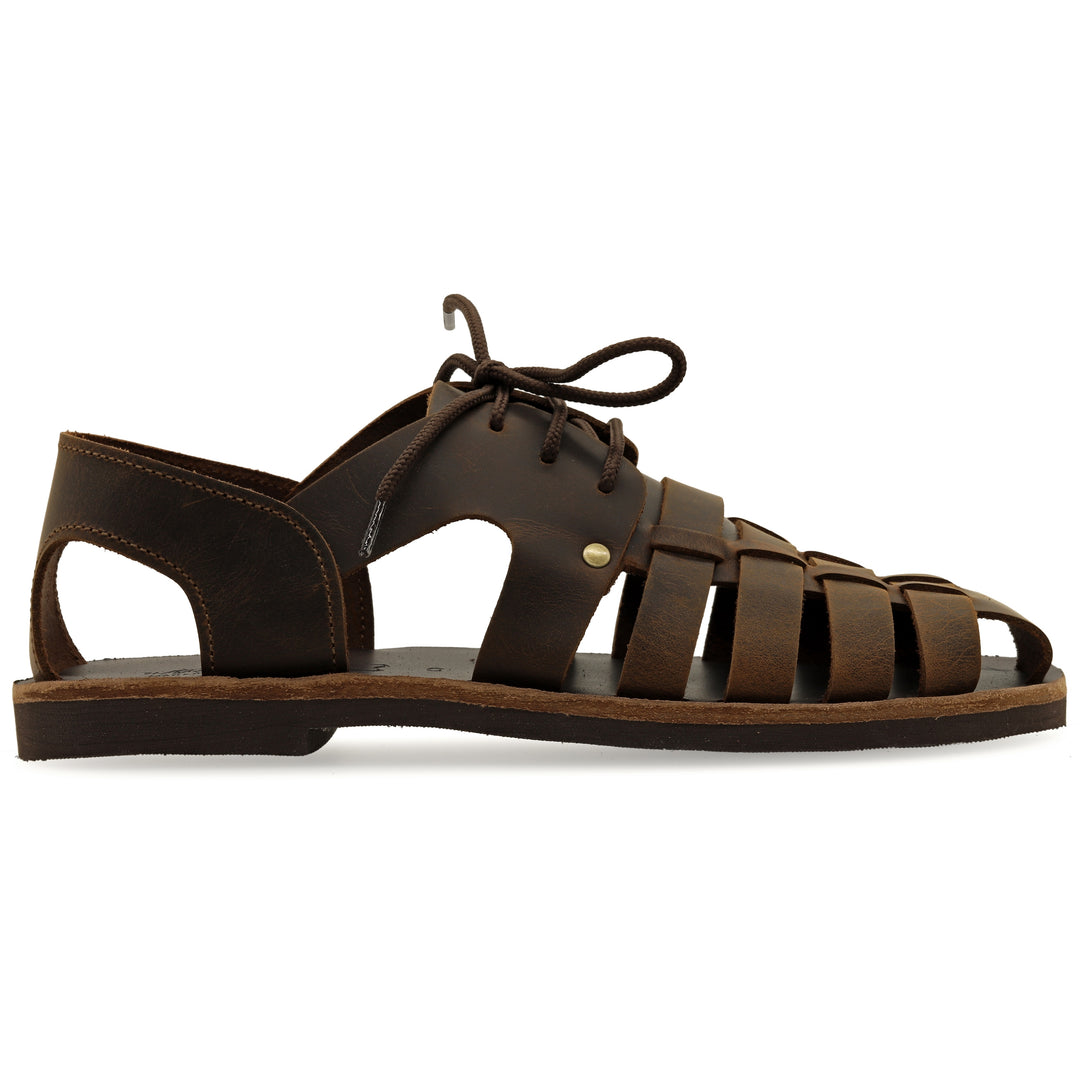 Men's sandals with laces "Bacchus"