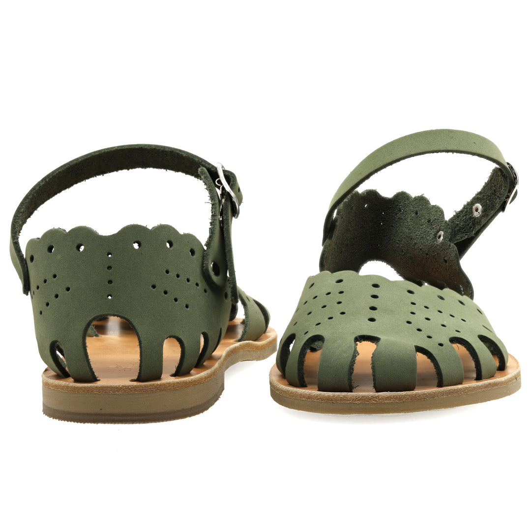 Flat closed sandals "Olympia"