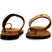 Toe Ring Sandals with Meanders "Spetses"