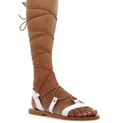 Knee High Tie up Gladiator Sandals "Nyx"