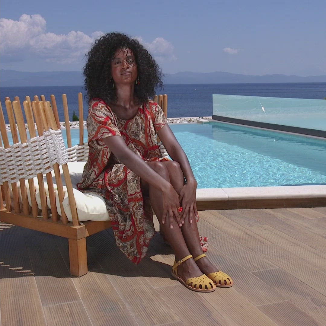 Sandali piatti chiusi "Ολυμπία"