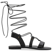 Calf High Tie up Gladiator Sandals "Nyx"