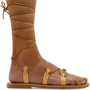 Calf High Tie up Gladiator Sandals "Alcinoe"