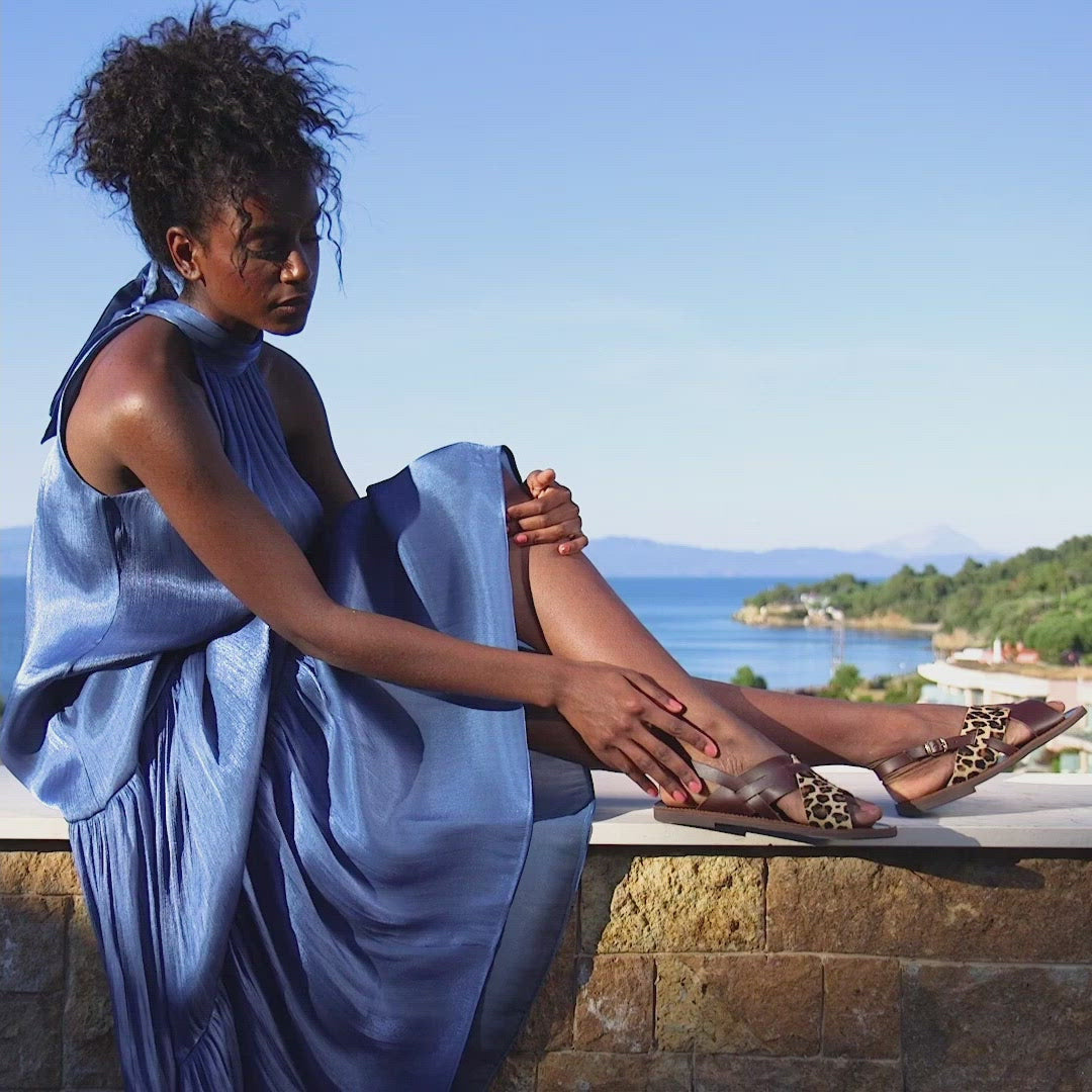 Flat sandals "Antikleia"