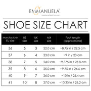 Emmanuela - handcrafted for you® Knöchelriemen-Sandalen mit gepolsterter Fußbett "Phoebe" aus Braun leder