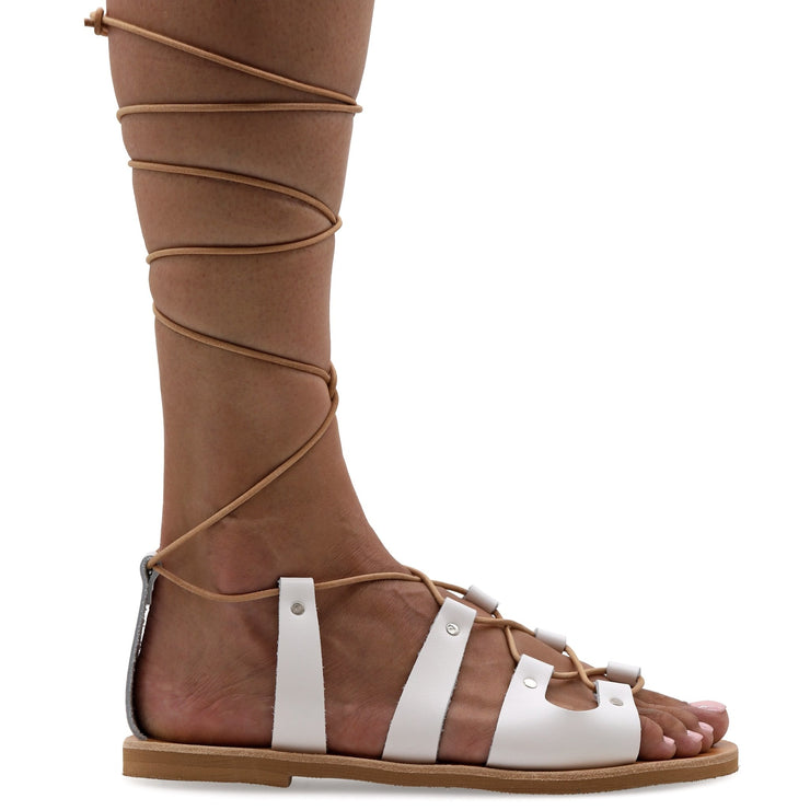Grecian Lace Up Sandals, Gold | Smiffys.com.au – Smiffys Australia