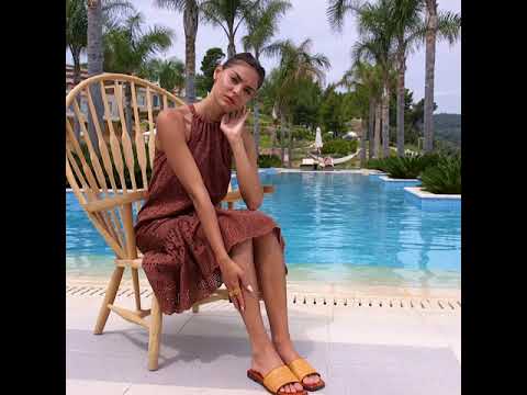 Sandalias planas tipo pantufla con plantilla suave "Γαλάτεια"